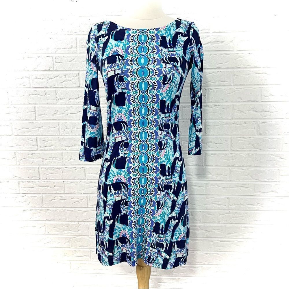 Lilly Pulitzer Alpaca My Bags Printed Dress Size XXS - Picture 2 of 8